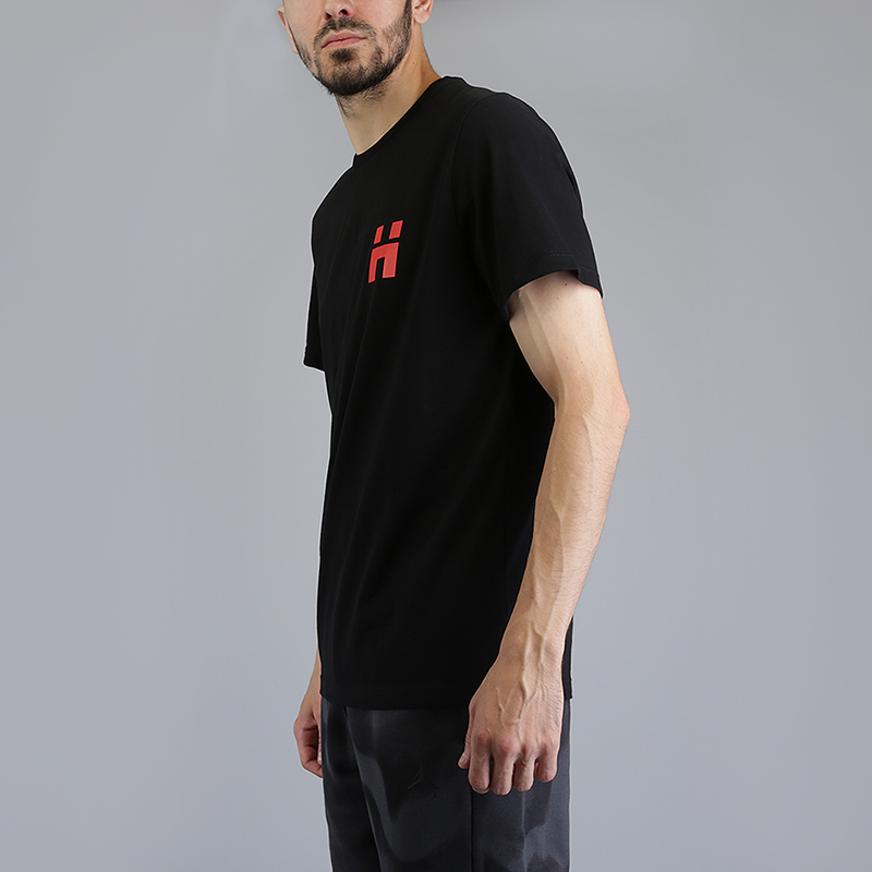 мужская черная футболка Hard International International-черн - цена, описание, фото 3